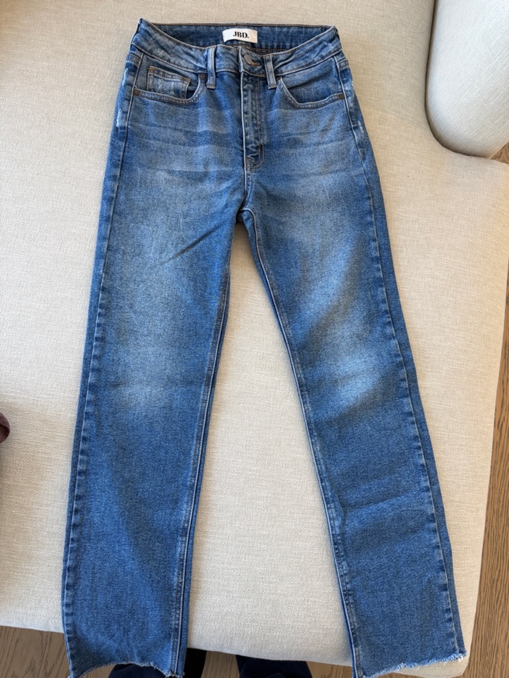 Just black denim Blue Straight-Leg Jeans